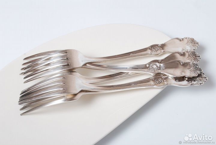 Столовые приборы (посеребренные) 