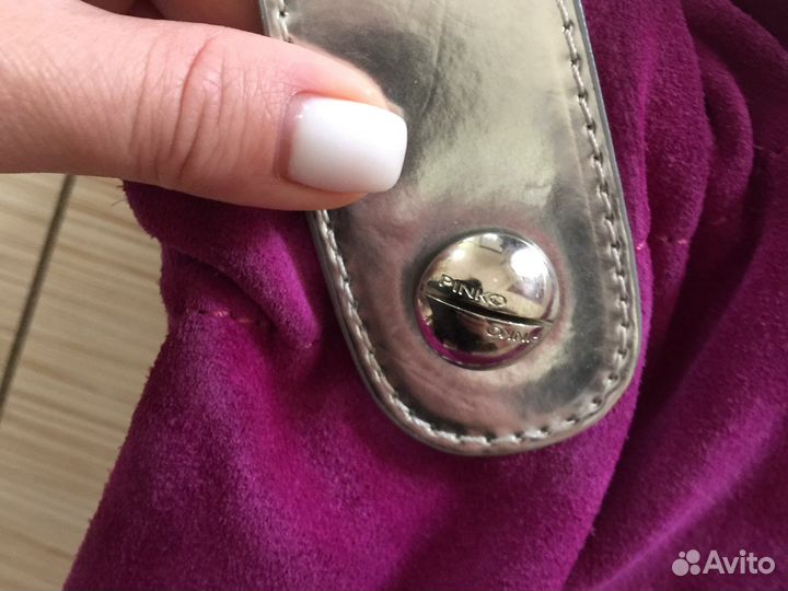 Сумка натуральная замша Pinko