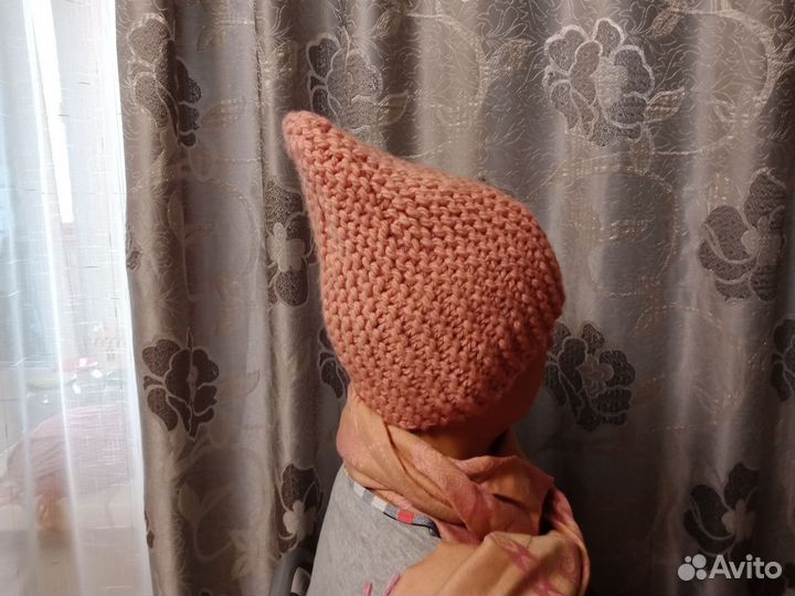 Шапка бини полушерсть