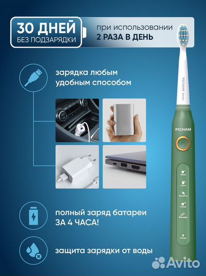 Электрическая зубная щетка