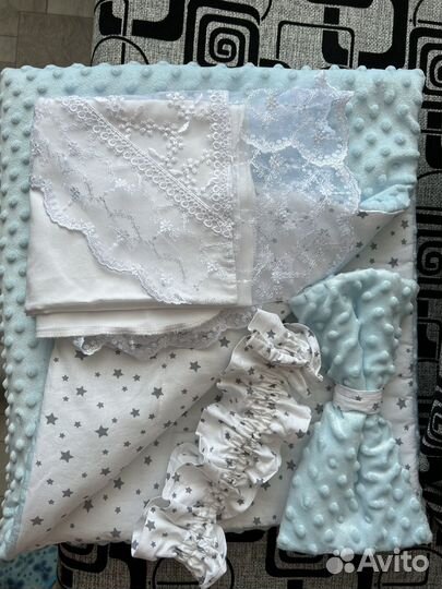 Конверт на выписку весна /осень для мальчика