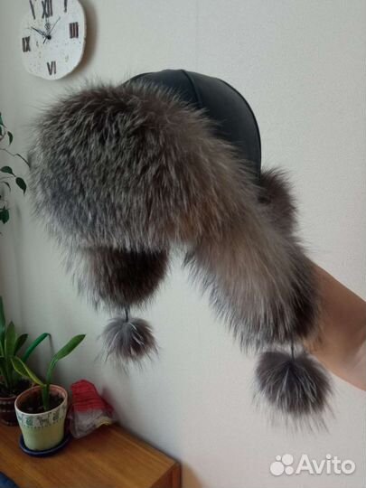 Шапка ушанка женская