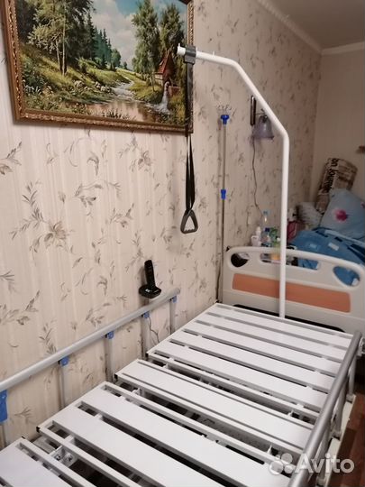 Кровать медицинская Armed рс105-Б с матрасом