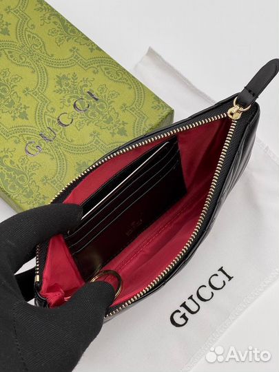 Ключница gucci кожаная