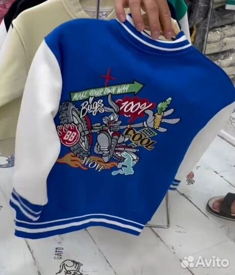 Бомбер на флисе Zara