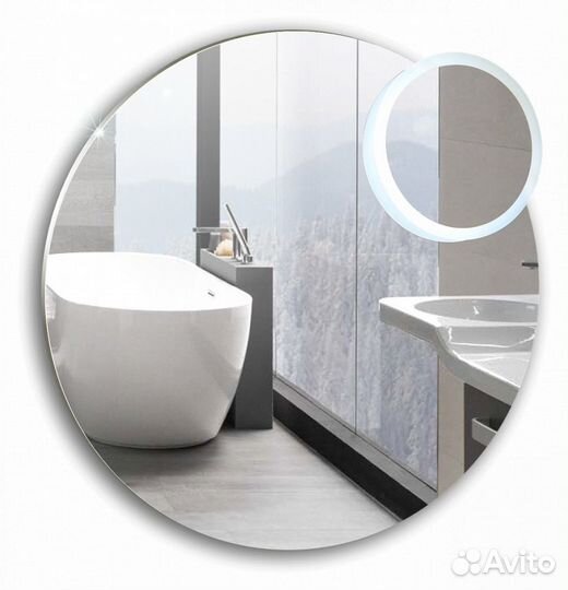 Зеркало azario satellit D1000 c подсветкой и димм