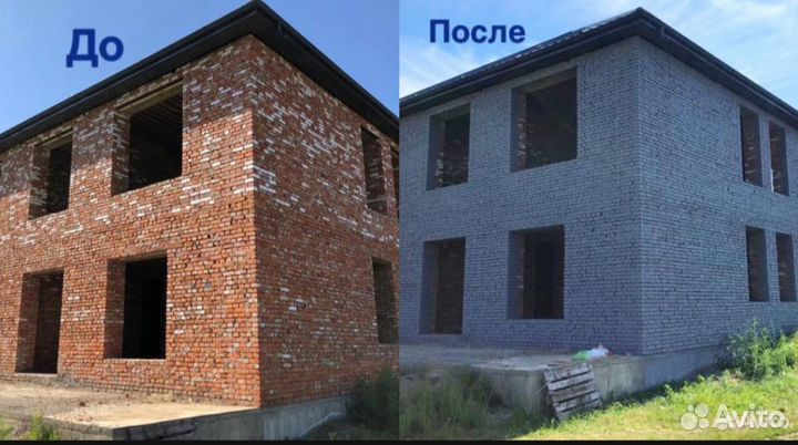 Покраска стен, покраска фасадов, покраска домов