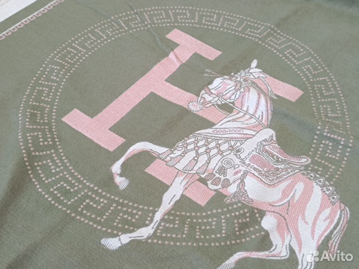 Теплый двусторонний палантин Hermes 6 цвет
