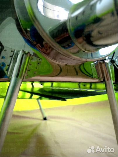 Печь походная Средняя на 30 л. c экранами с трех с