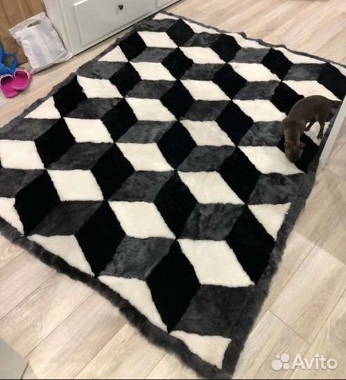 Палас ковёр из нат шерсти