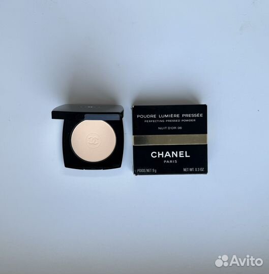 Chanel пудра 06 nuit d'or винтаж