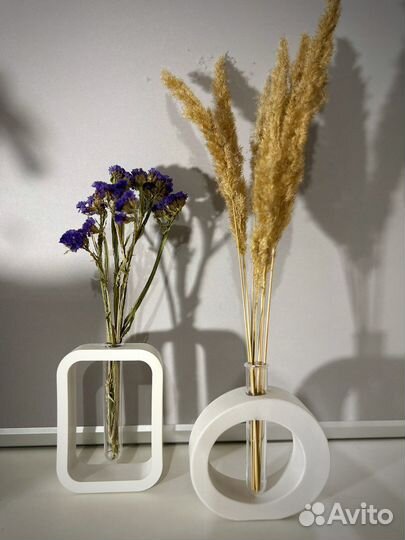 Кашпо со мхом,кашпо из гипса,свечи в гипсовом кашп