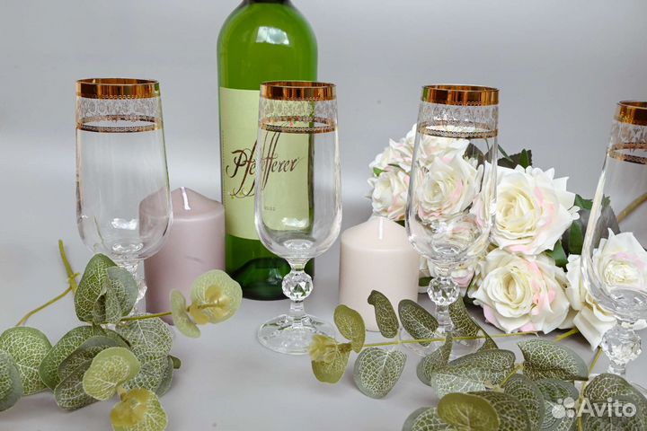 Набор бокалов для вина 4 шт