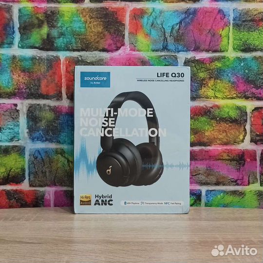 Наушники Anker Soundcore Life Q30 (Чёрный)