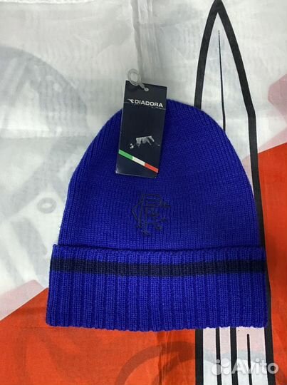 Шапка Glasgow Rangers FC winter hat beanie Diadora