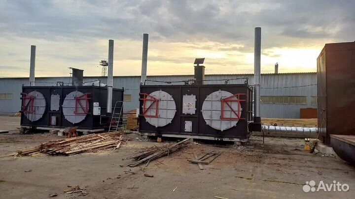 Углевыжигательная четырехреторная печь Бизнес