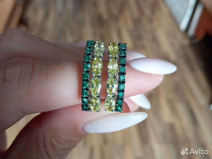 Серебряные серьги