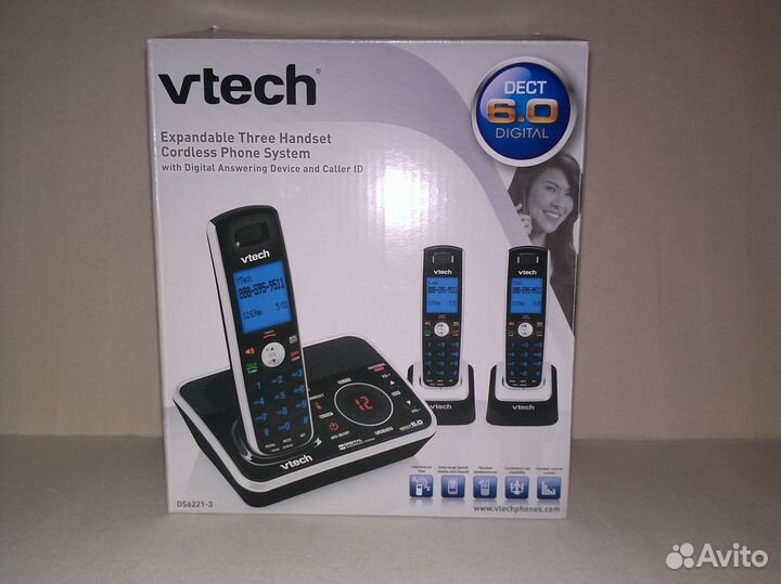 Vtech DS62213 Телефон dect Комплект 3 шт