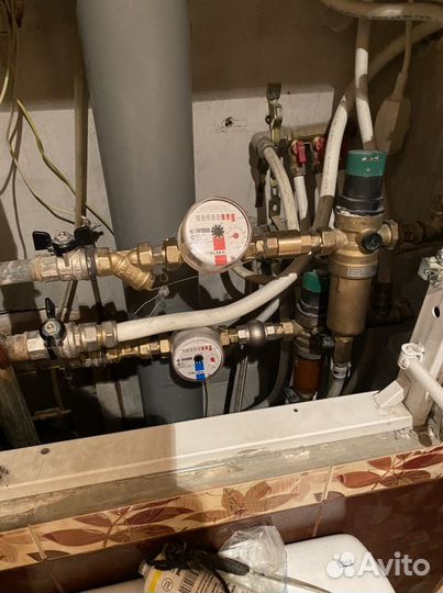 Поверка и замена водоприборов, сантехнические услу