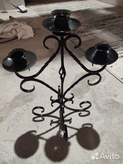 Подсвечник кованный
