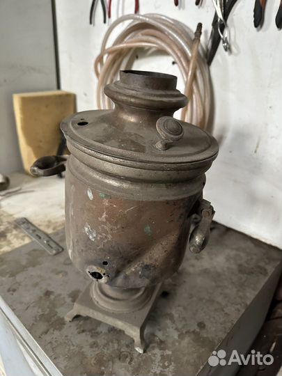 Самовар угольный старинный