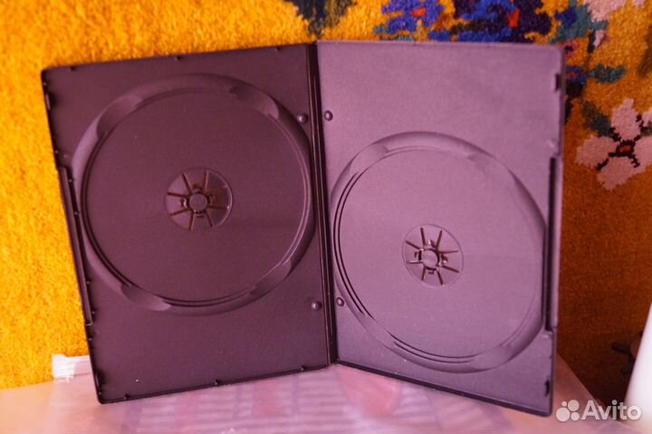 Футляр-бокс на 2 двд-сд диска