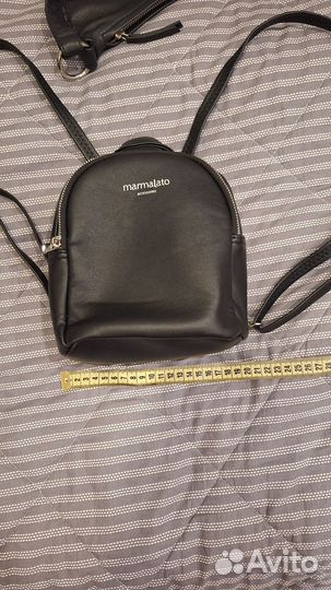 Рюкзак женский маленький черный