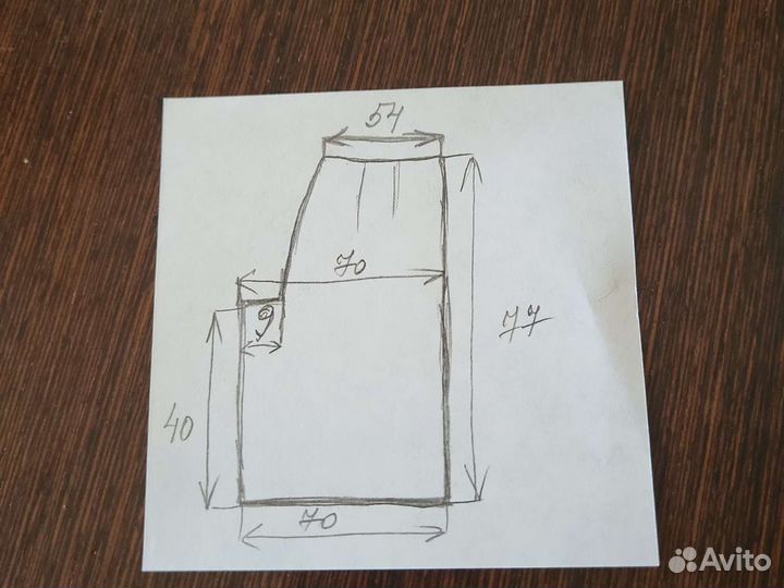 Ткань джинсовая раскроенная
