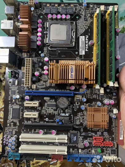 Материнка asus P5K/EPU Процессор Core 2 Duo