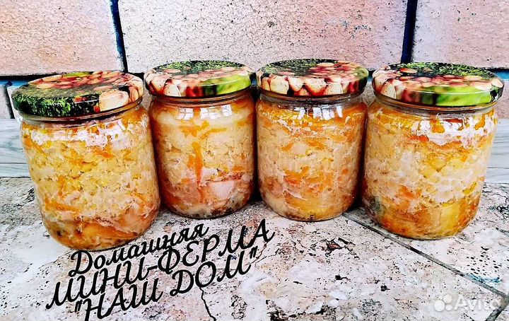 Горох с мясом домашнего цыплёнка/Бройлера(халяль)