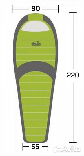 Мешок спальный Tramp Hiker Regular -20С