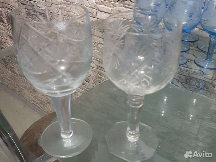 Хрустальные бокалы СССР
