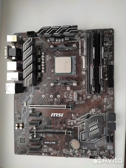 Платформа на am4 - ryzen 5 2600, 16gb ram 2667mhz