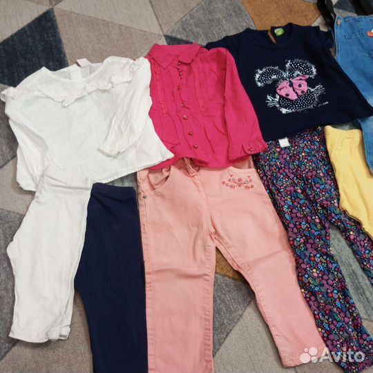 Пакет одежды на девочку р. 86/92