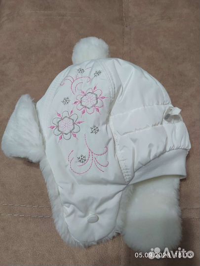 Зимняя шапка для девочки