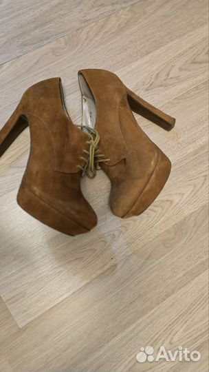 Ботильоны натуральная кожа 38/39