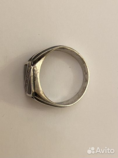 Винтажная Старинная Печатка Серебряное Кольцо