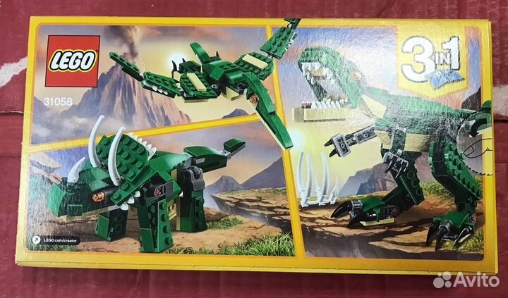 Набор Lego Creator 31058 Могучие динозавры