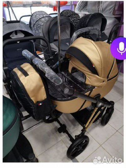 Золотая коляска Верди Мокан 3 в1