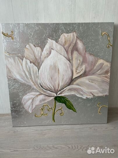 Картина маслом на холсте 1 метр на 1 метр