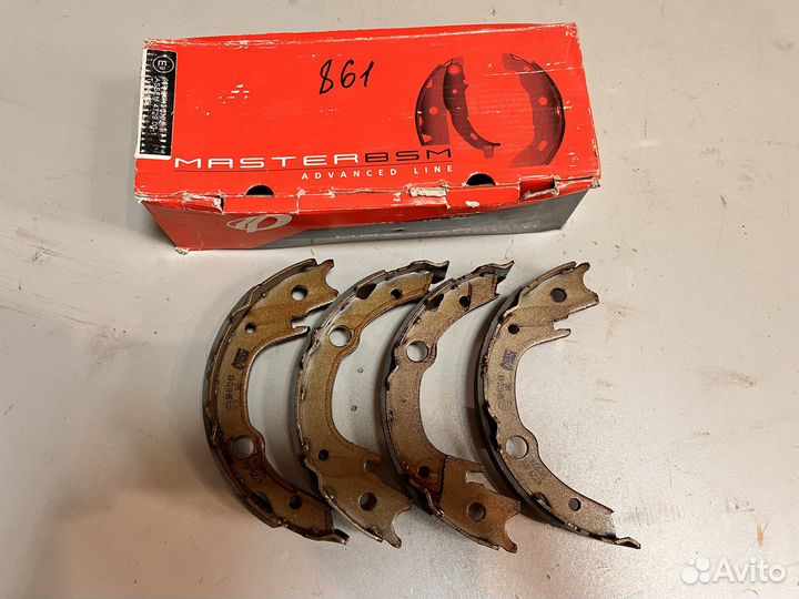 Колодки тормозные задние citroen C5 01