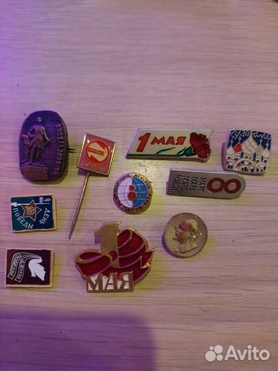 Значки СССР тяжелые