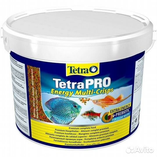 Корм для рыб tetra pro energy 10л