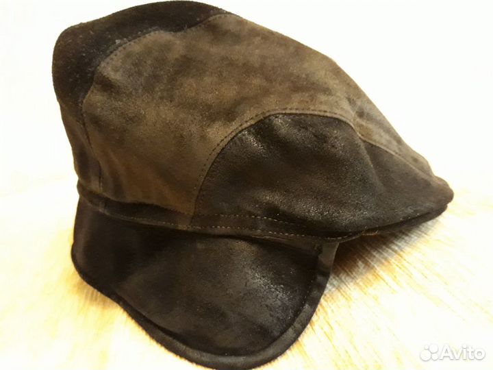 Кепка реглан замшевая