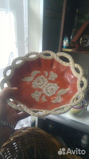 Фарфоровыя редкая тарелка германя