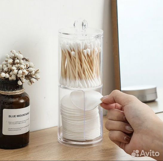 Органайзер/контейнер для ватных дисков и палочек