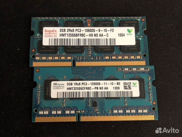 Оперативная память ddr3 для ноутбука