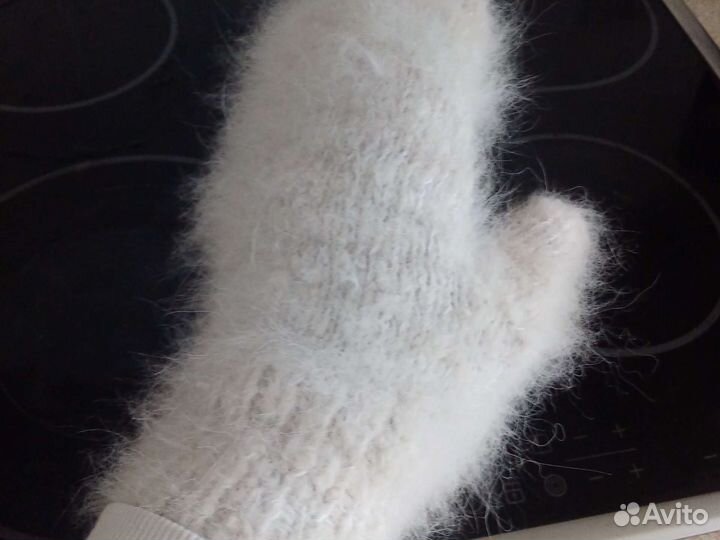 Варежки из собачьей шерсти