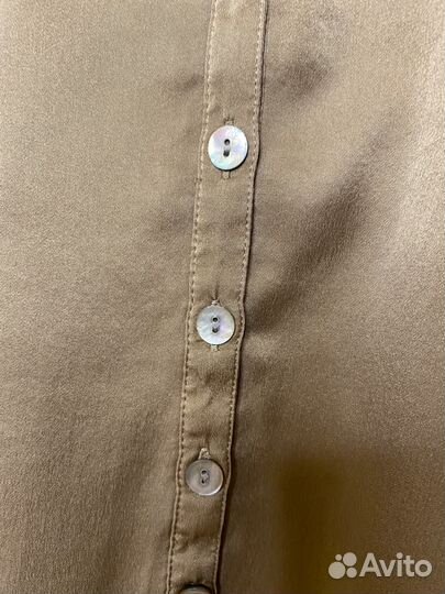 Рубашка H&M натуральный шелк на L/XL