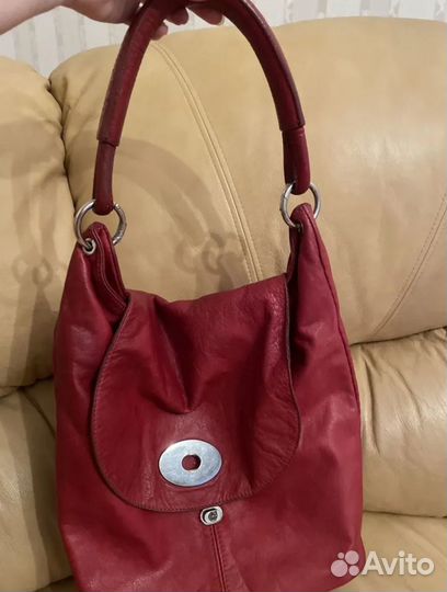 Сумка натуральная кожа Minelli, Франция, оригинал
